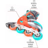 Ролики TECH TEAM AZART 2021 оранжевый, размер 34-37 NN007469